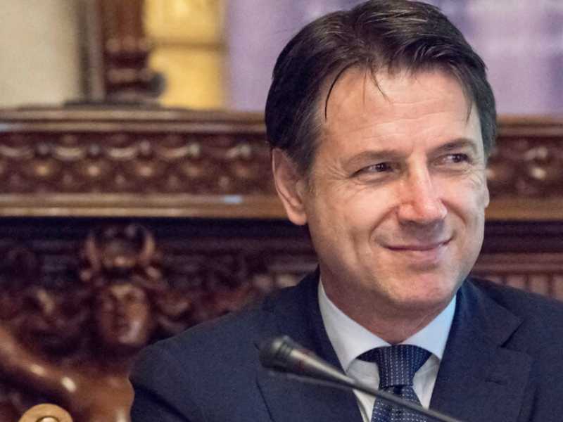 Il presidente del Consiglio Giuseppe Conte (foto LaPresse)