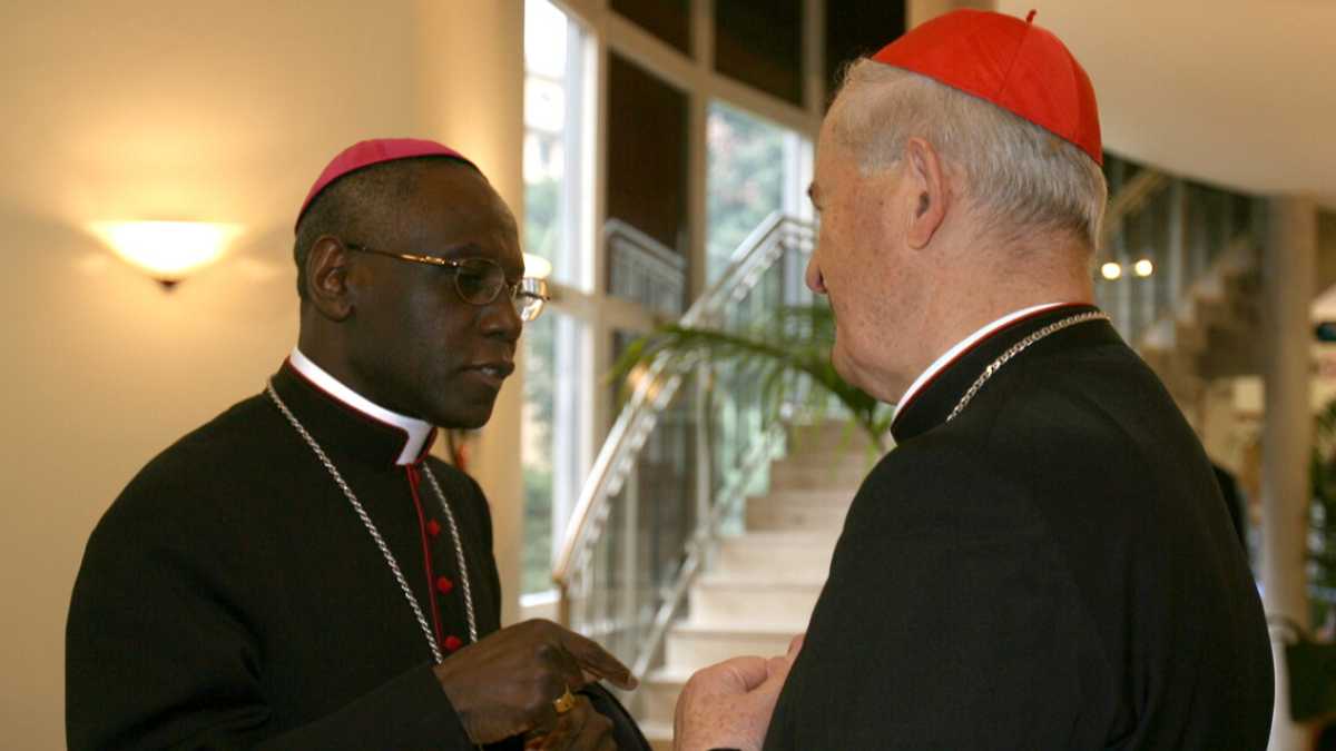 Immagine di Papa Francesco e l’uragano di nome Sarah