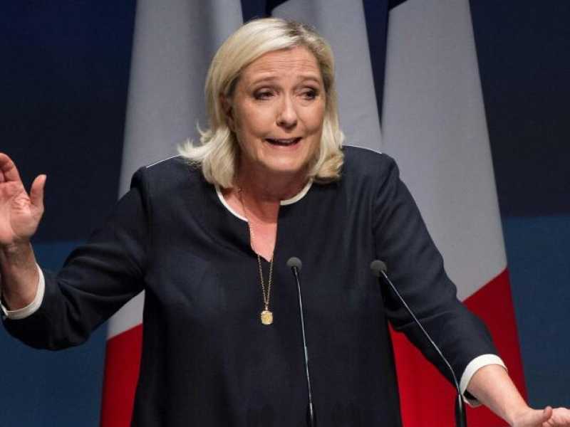 Marine Le Pen (foto LaPresse)