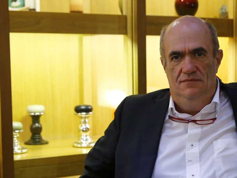 Lo scrittore irlandese Colm T&oacute;ib&iacute;n. vincitore del Premio Malaparte 2019 (foto LaPresse)
