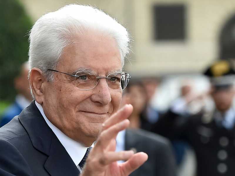 Il presidente della Repubblica Sergio Mattarella (foto LaPresse)