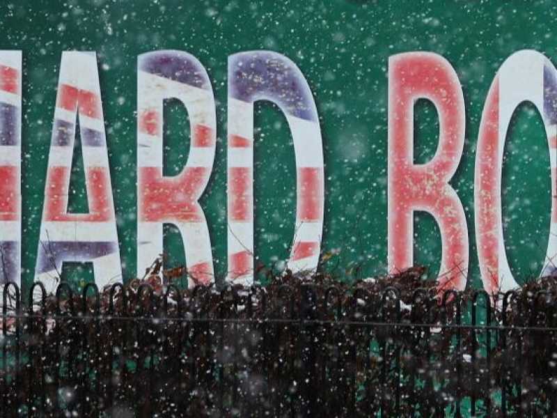 Un manifesto a Belfast, in Irlanda del nord (foto LaPresse)