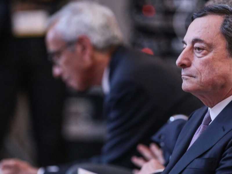 Mario Draghi (foto LaPresse)