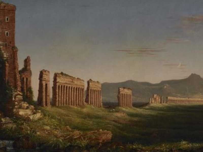 Acquedotto vicino a Roma, Thomas Cole, (1832), olio su tela