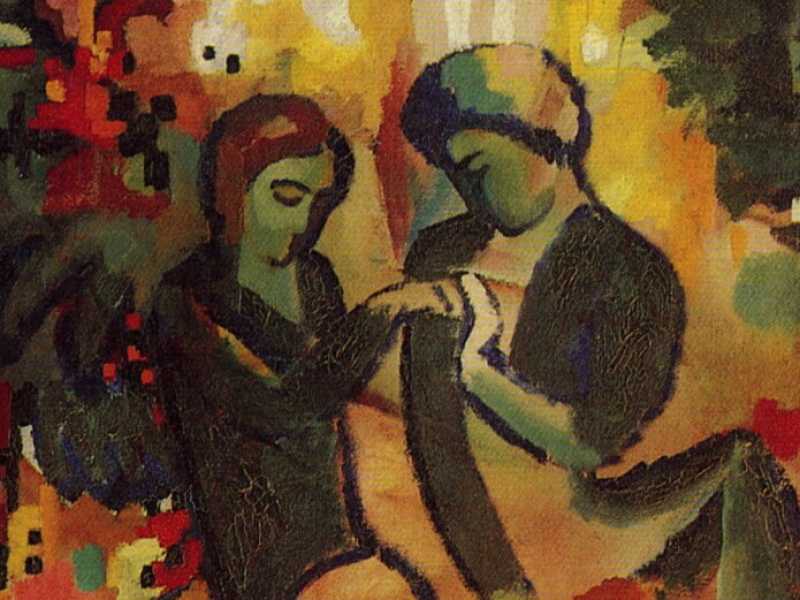 “Amanti orientali” di August Macke