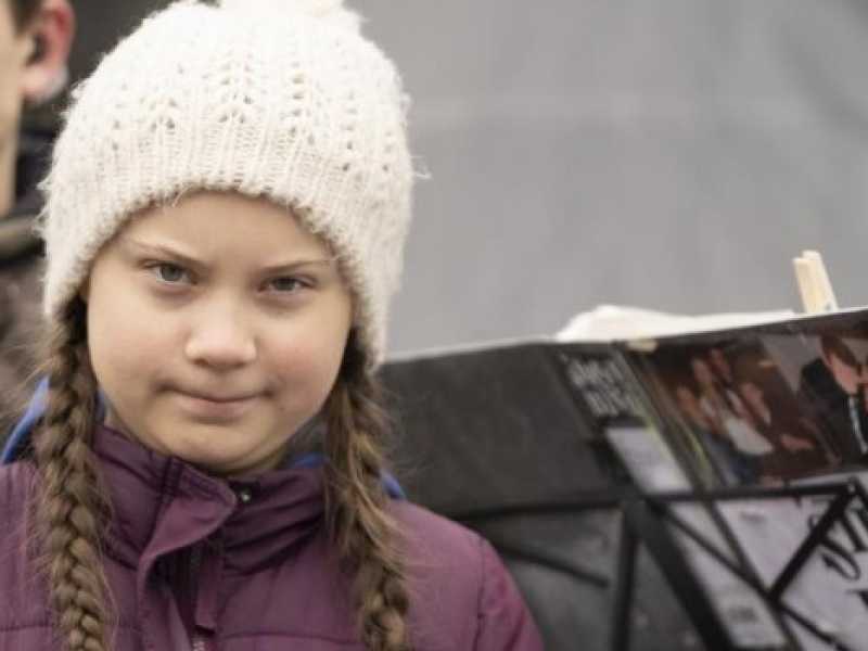 Greta Thunberg (foto LaPresse)