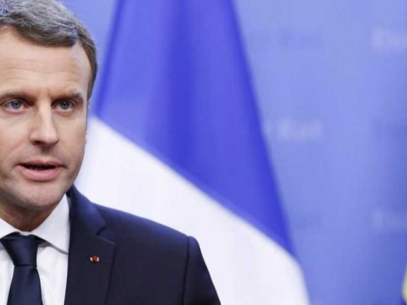 Emmanuel Macron (foto LaPresse)