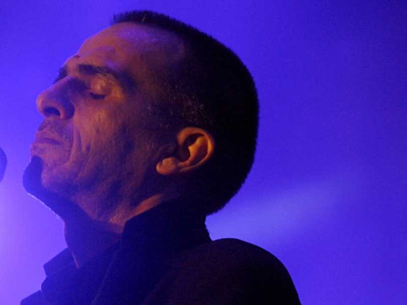 Giovanni Lindo Ferretti, storico cantante e autore dei Cccp (foto LaPresse)