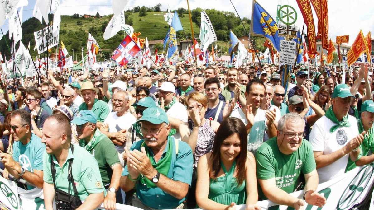 Immagine di Padova oppure Roma? Salvini dinanzi al Veneto e all’Italia