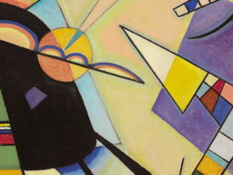 Vassily Kandinsky, Black and Violet, 1923