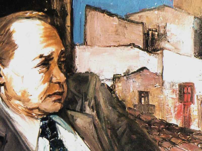 Totò Bonanno, Ritratto di Leonardo Sciascia, 1986