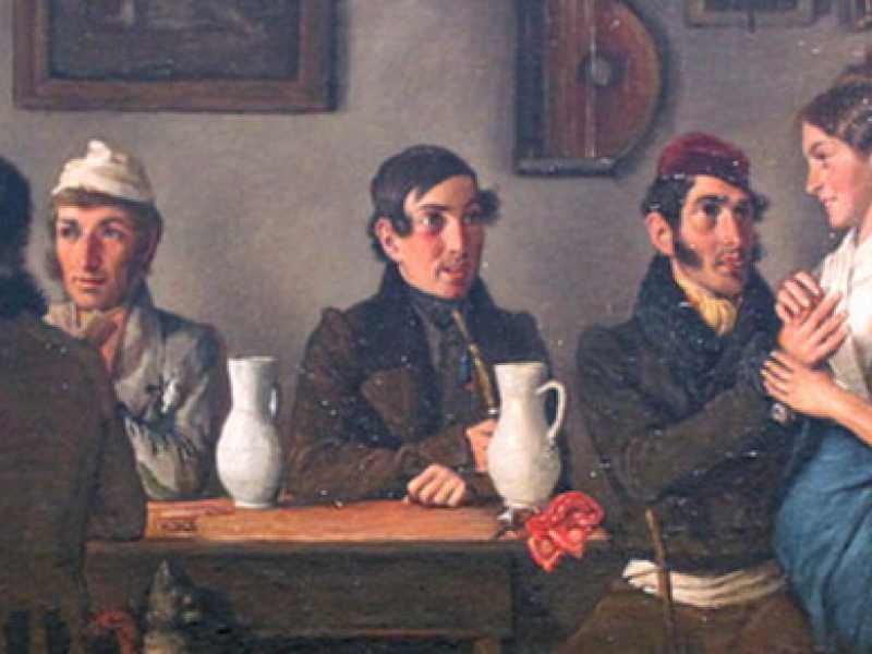 Alla taverna, Johann Michael Neder, 1833