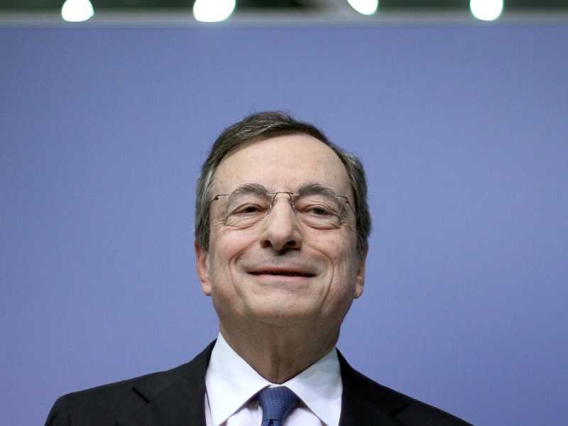 Mario Draghi (foto LaPresse)