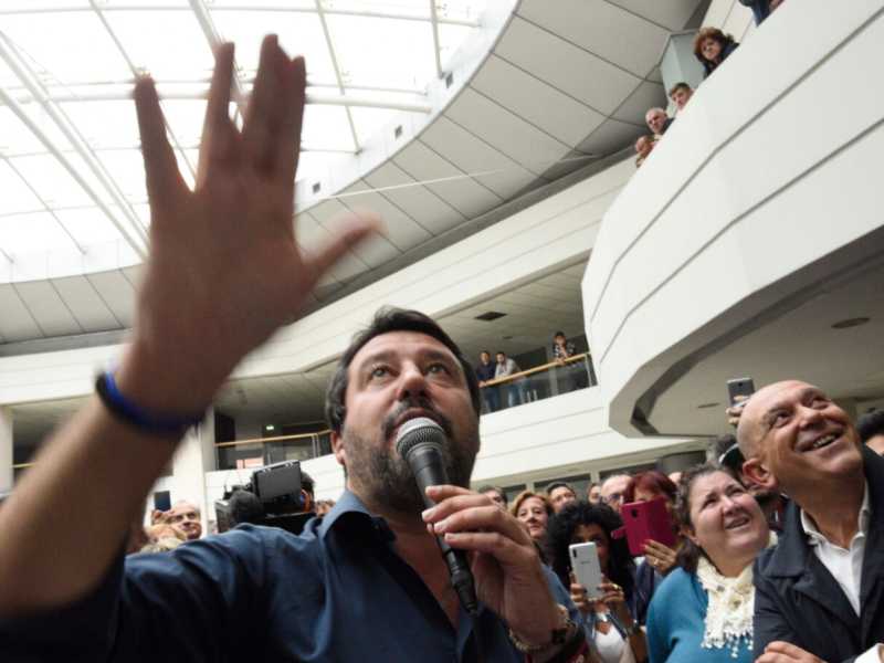 Matteo Salvini (foto LaPresse)