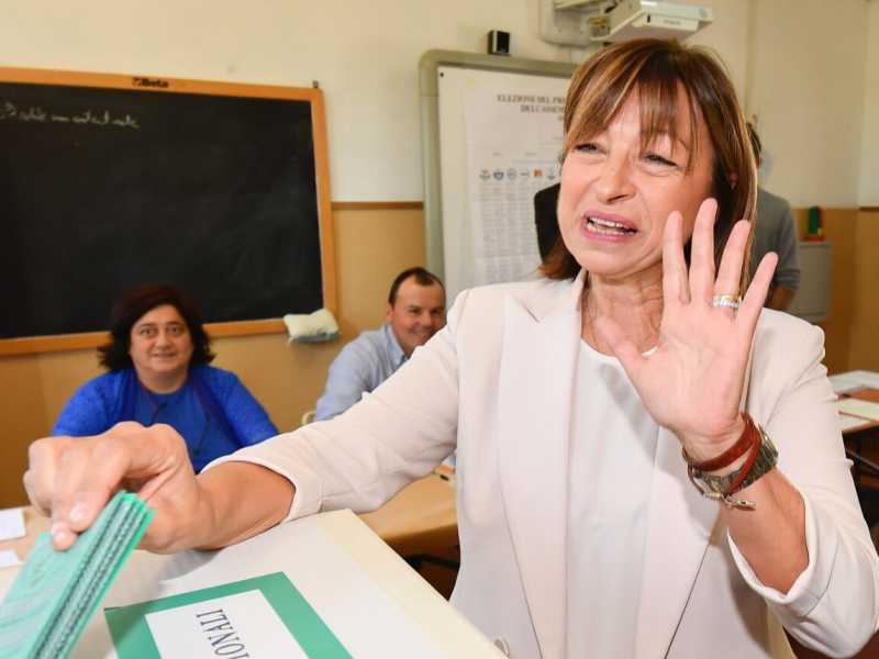 Donatella Tesei, nuovo presidente della Regione Umbria (foto LaPresse)=