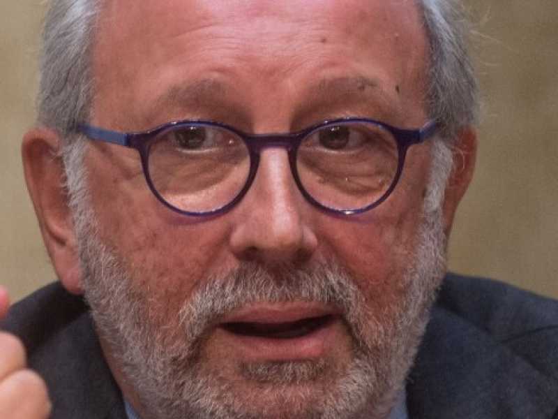 L'editorialista del Corriere della Sera, Pierluigi Battista (Foto LaPresse)