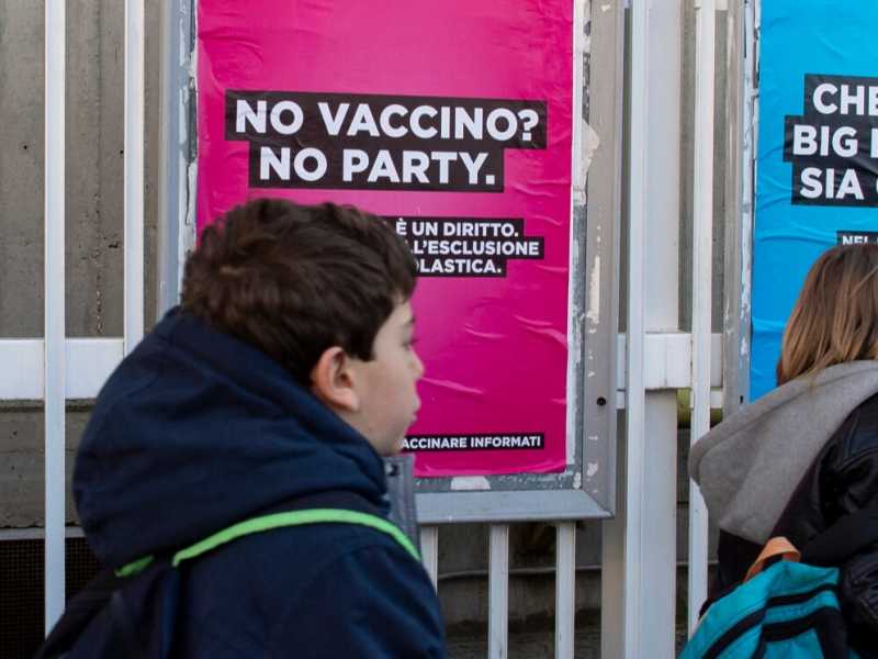 Da domani scattano le multe per i genitori che non hanno fatto vaccinare i figli