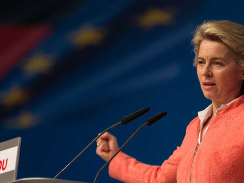 Ursula von der Leyen (foto LaPresse)