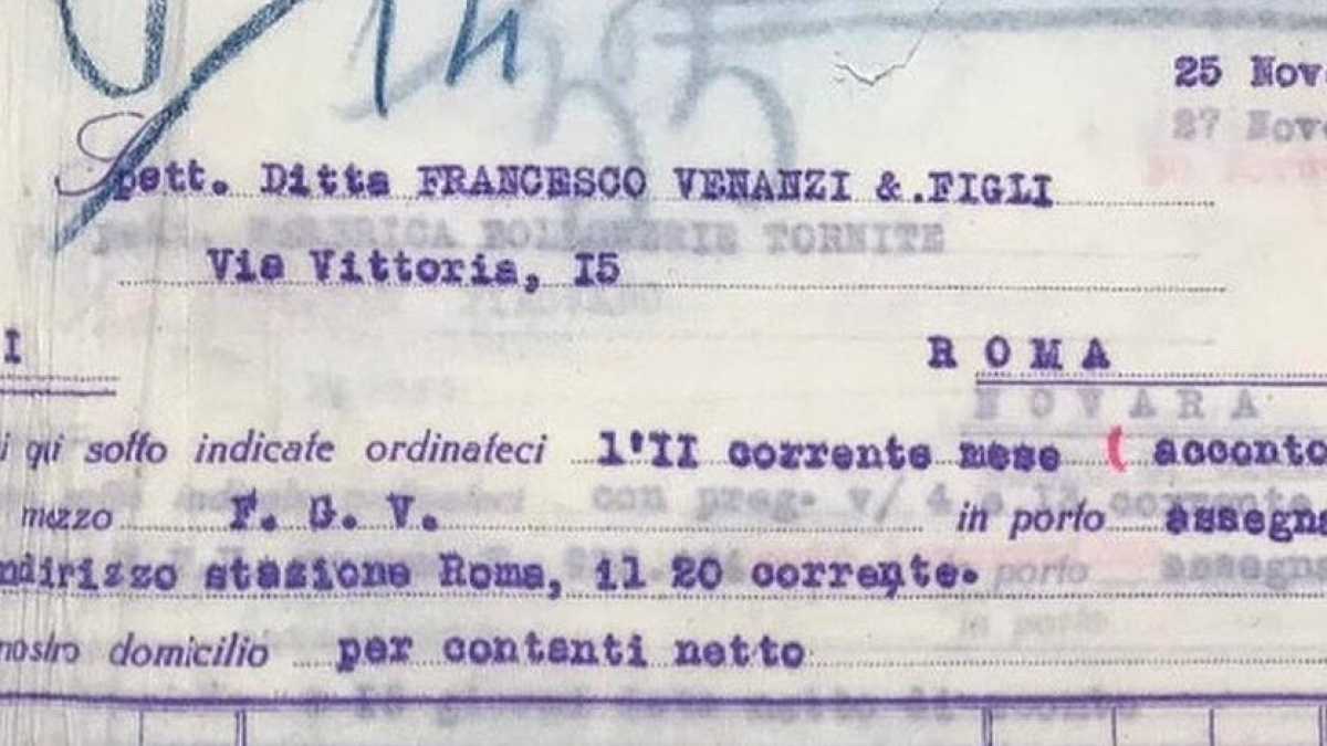 Immagine di La prima fattura del fondatore della Columbus