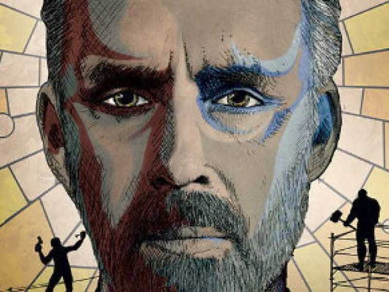 Nel settembre 2016 il professore canadese &egrave; diventato un'icona globale della lotta al politicamente corretto. Nella foto, un dettaglio della locandina del documentario "The rise of Jordan Peterson"