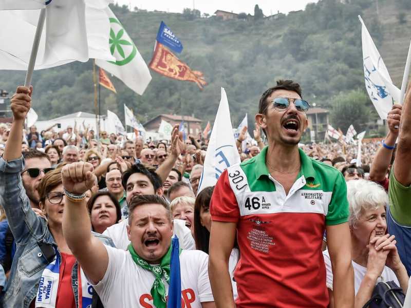 La festa della Lega a Pontida