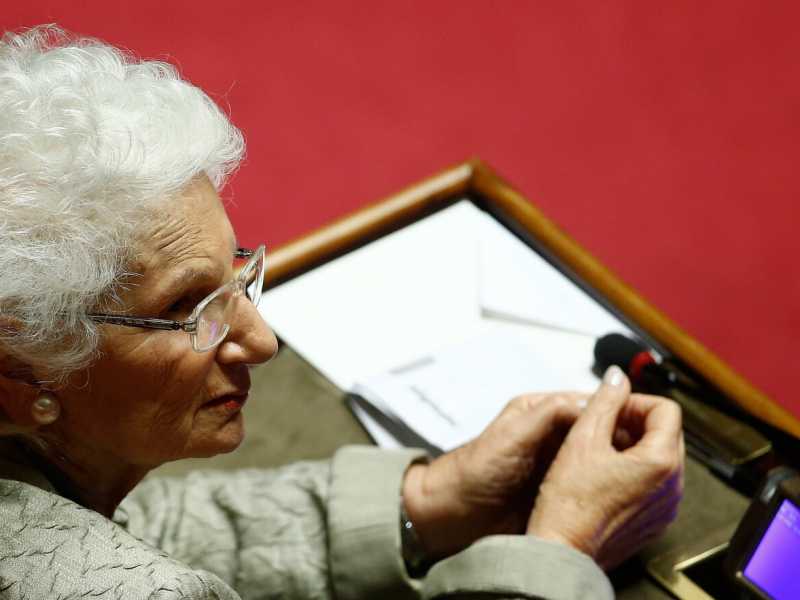 Liliana Segre (foto LaPresse)