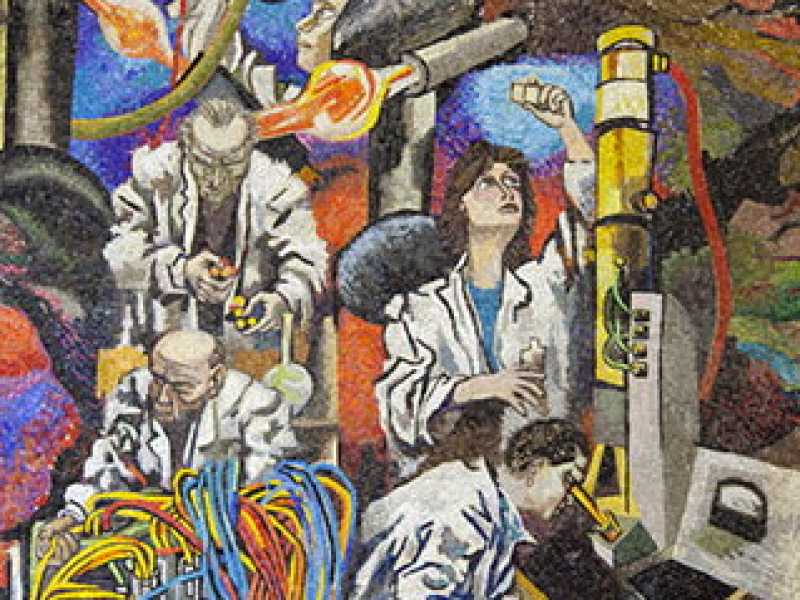 La ricerca scientifica, Renato Guttuso, 1961