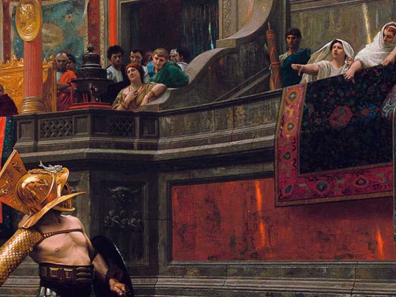 Pollice Verso, Jean-L&eacute;on G&eacute;r&ocirc;me (1872)