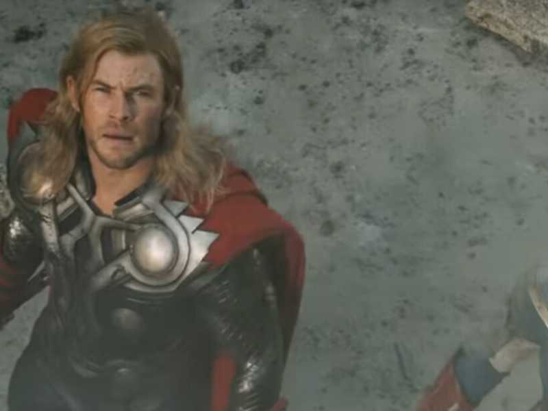 Screenshot dal trailer di The Avengers
