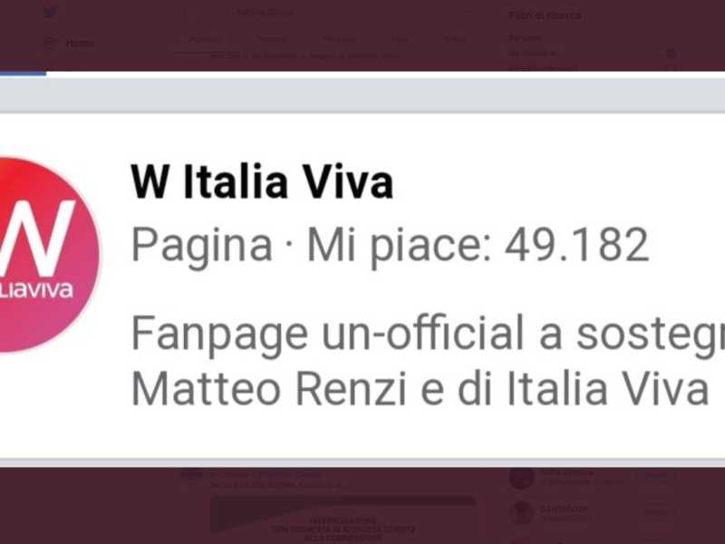 Clicchi su “W il Pd” e diventi fan di Italia Viva