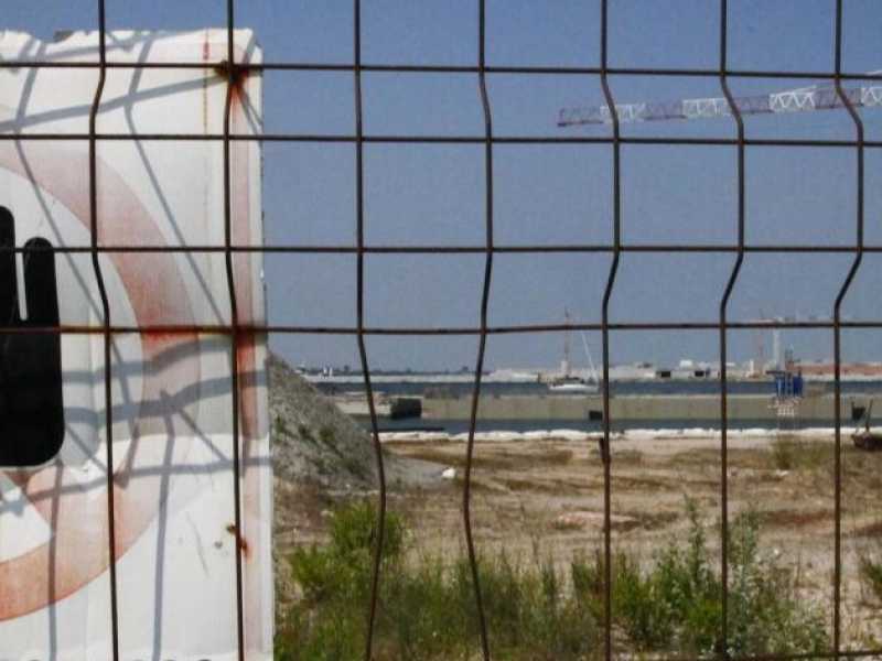 Il cantiere del Mose in un'immagine del 2014 (foto LaPresse)