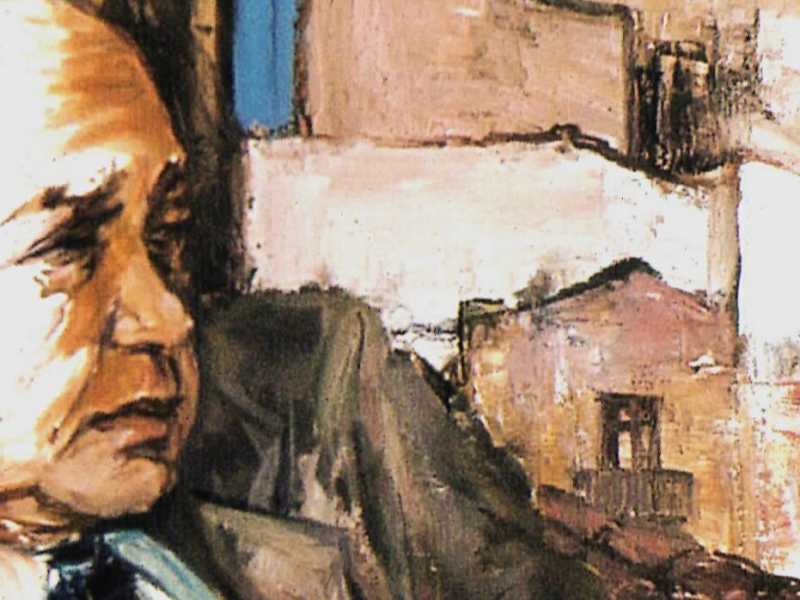 Tot&ograve; Bonanno, &ldquo;Ritratto di Leonardo Sciascia&rdquo; (1986)