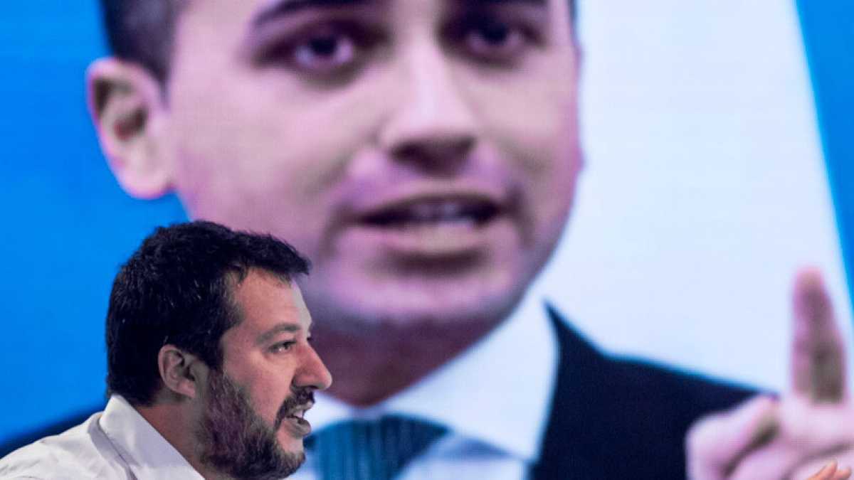 Immagine di La faccia di bronzo di Salvini e Di Maio nella guerra sul caso Mes