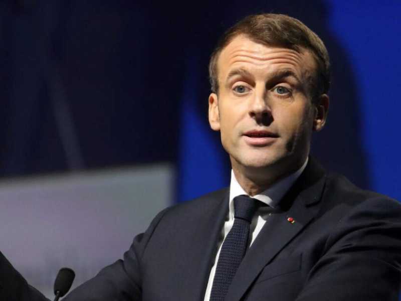 Emmanuel Macron (foto LaPresse)