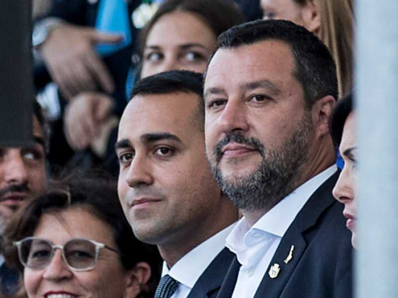 Luigi Di Maio e Matteo Salvini (foto LaPresse)