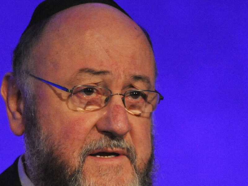 Ephraim Mirvis, il rabbino capo del Regno Unito (foto LaPresse)