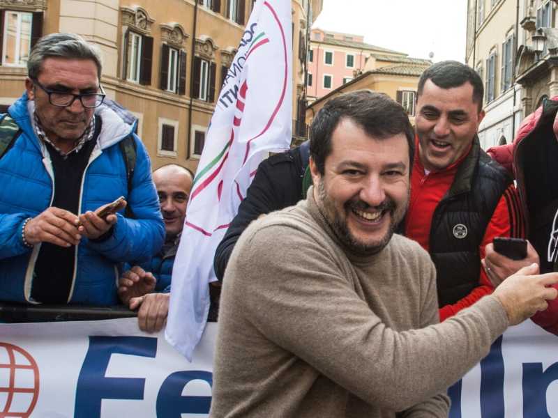 Matteo Salvini (foto LaPresse)