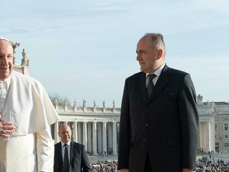 Papa Francesco (foto LaPresse)
