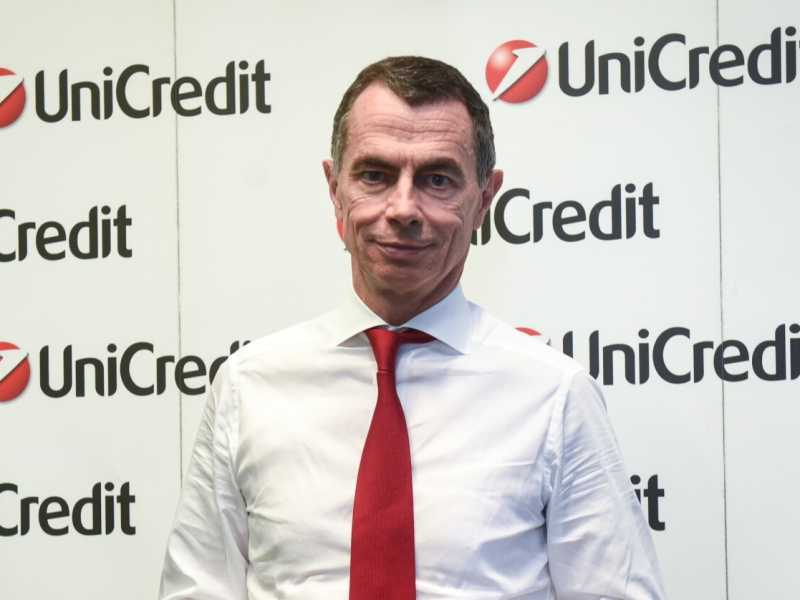 L&rsquo;amministratore delegato di UniCredit, Jean Pierre Mustier (foto LaPresse)