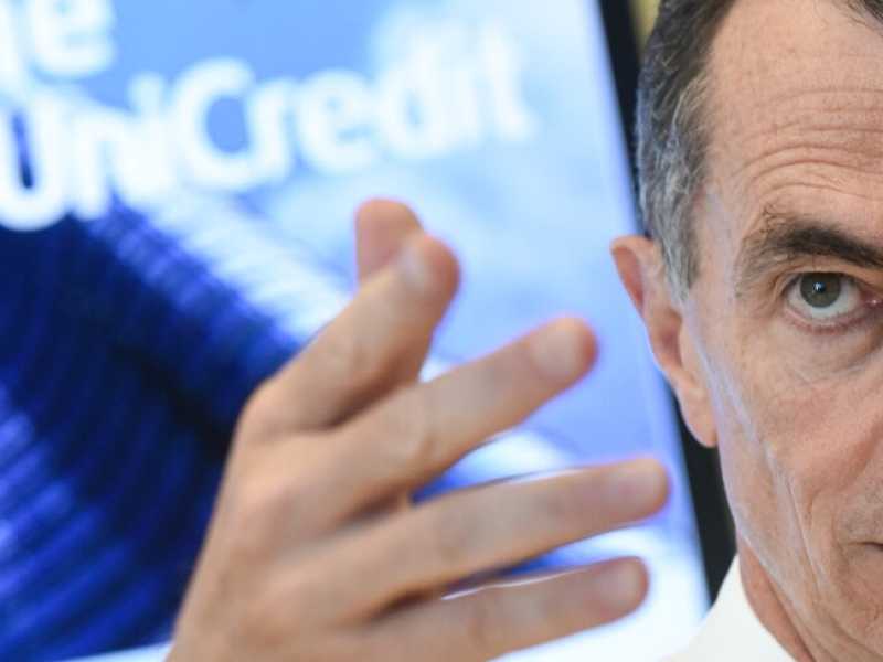 L&rsquo;ad di Unicredit Jean Pierre Mustier (foto LaPresse)