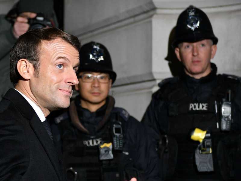 Emmanuel Macron (foto LaPresse)