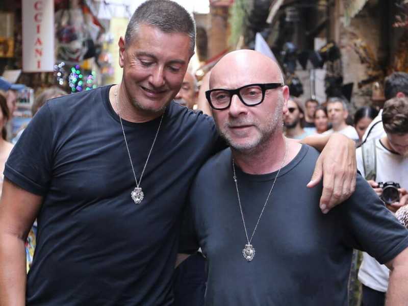 Stefano Gabbana e Domenico Dolce (foto LaPresse)