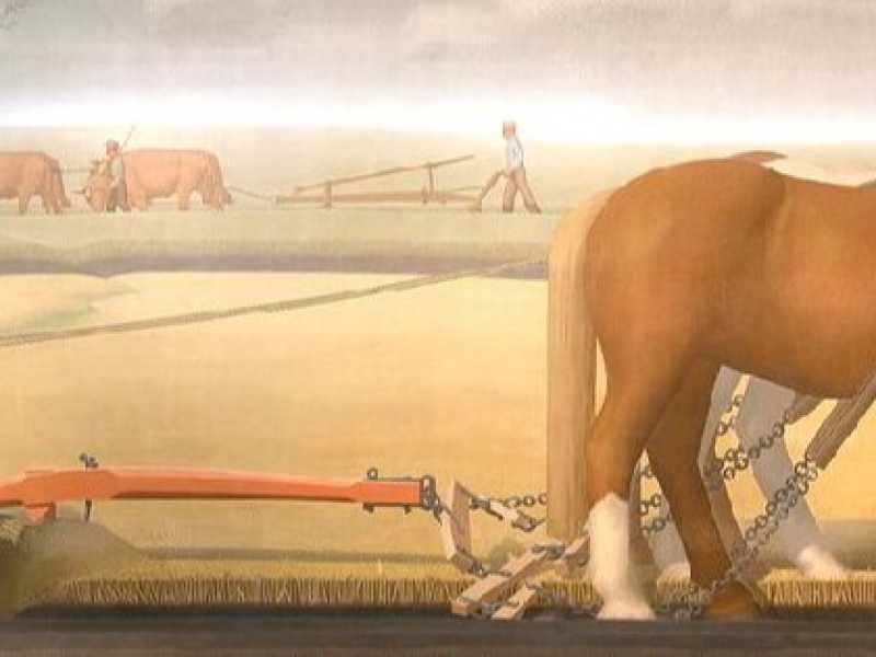 Grant Wood - When Tillage Begins (dett)