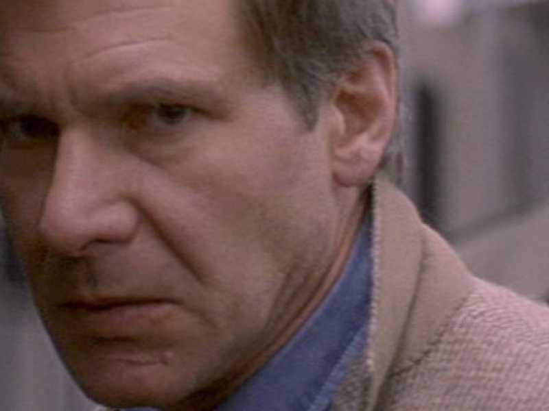 Harrison Ford in una scena de &ldquo;Il fuggitivo&rdquo;