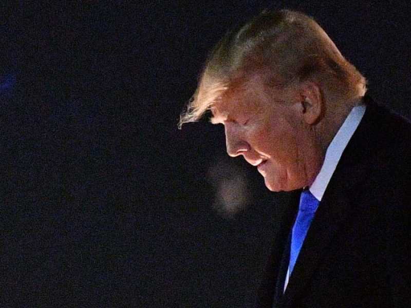 Donald Trump e Papa Francesco (foto LaPresse)