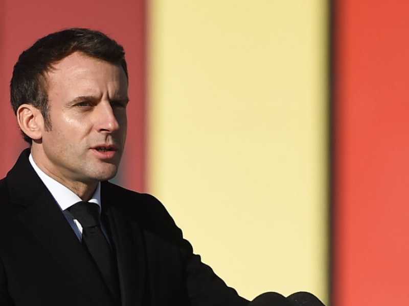 Emmanuel Macron (foto LaPresse)