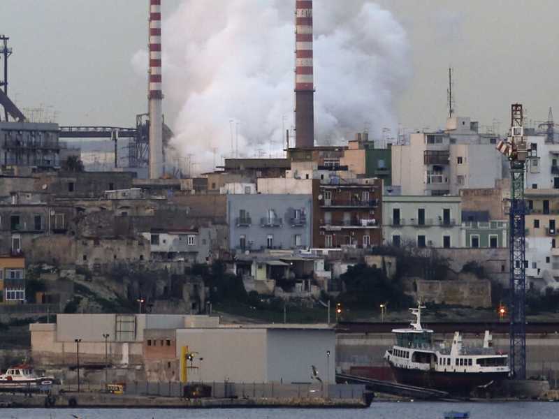 L'ex Ilva di Taranto (foto LaPresse)