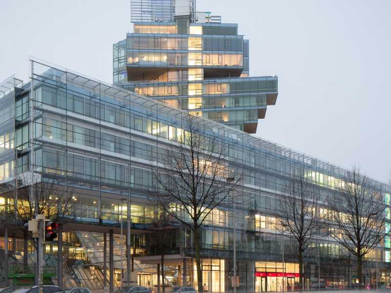 La sede di NordLb a Hannover, in Germania (foto LaPresse)