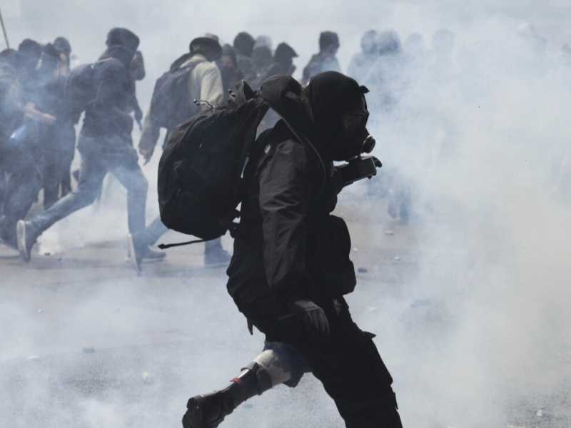 Loi Travail - Manifestazione nazionale a Parigi (foto LaPresse)