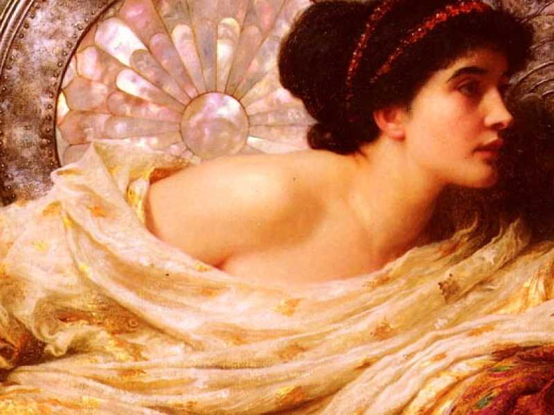 Lo specchio, Frank Dicksee, 1896